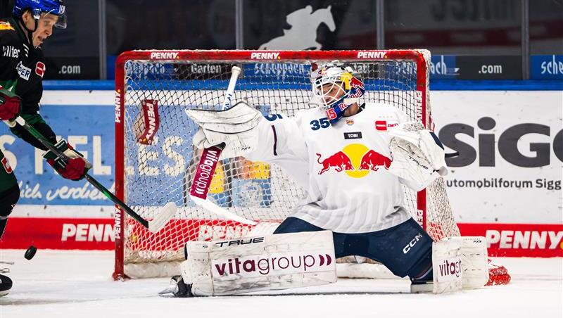 Die Nummer eins bleibt: Mathias Niederberger spielt nach AZ-Informationen auch über die kommende Saison hinaus beim EHC Red Bull München. Der 32-Jährige kommt nun ins beste Torhüter-Alter.