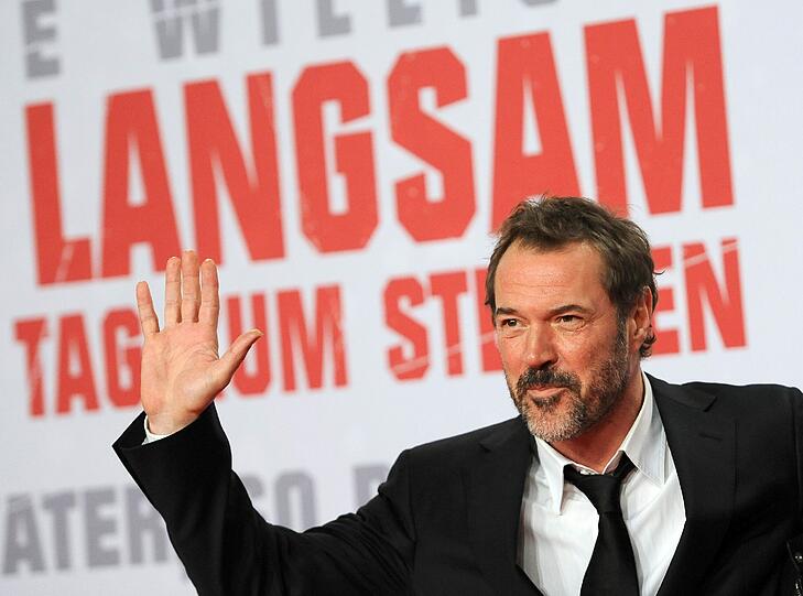 Schauspieler Sebastian Koch bei der "Stirb Langsam"-Premiere in Berlin am Montagabend.