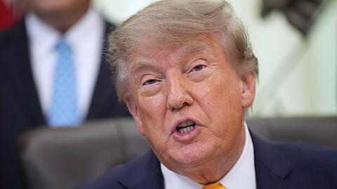 US-Präsident Trump gibt sich optimistisch, ein Durchbruch sei möglich. US-Präsident Trump gibt sich optimistisch, ein Durchbruch sei möglich.