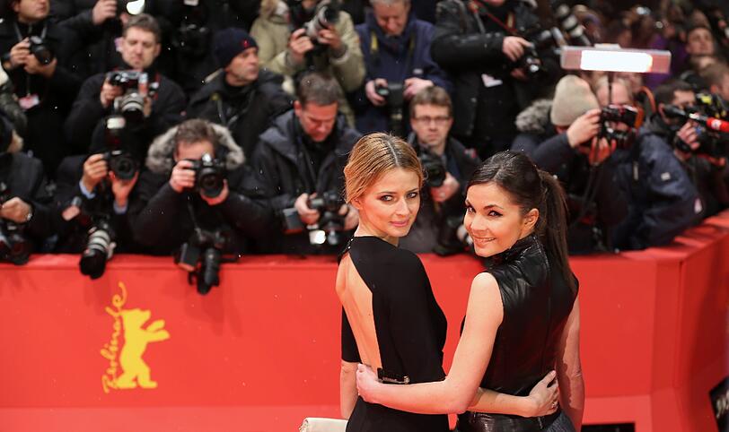 Eva Padberg (l) und Nadine Warmuth.