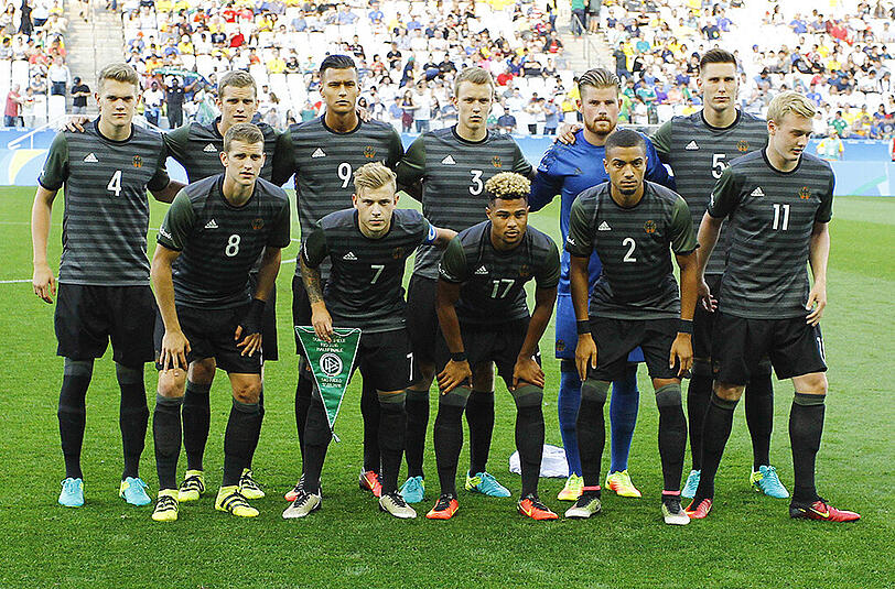 Erstmals steht die deutsche Nationalmannschaft in einem Finale des olympischen Fußballturniers.