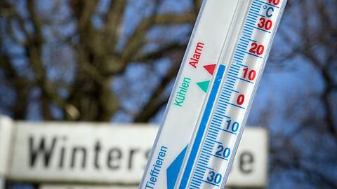 Die Temperaturen steigen in den nächsten Tagen sogar wieder in den zweistelligen Bereich.