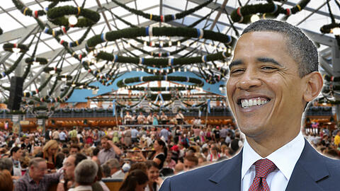 Obama als Gast auf der Wiesn? OB Reiter hofft darauf.