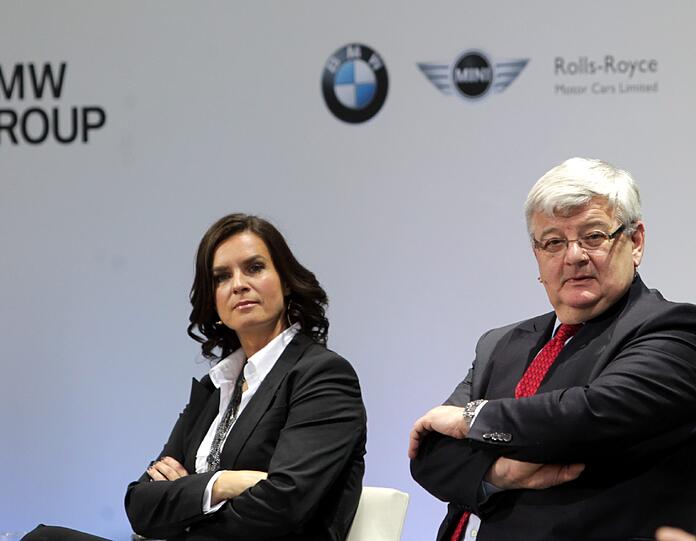 Olympia-Botschaterin Katarina Witt und Ex-Außenminister Joschka Fischer.