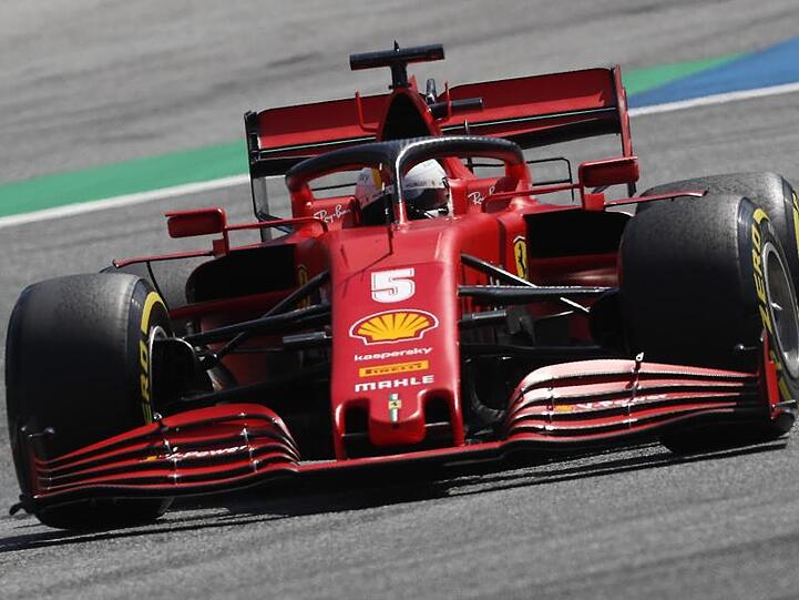 Schied im zweiten Spielberg-Rennen früh aus: Ferrari-Pilot Sebastian Vettel.
