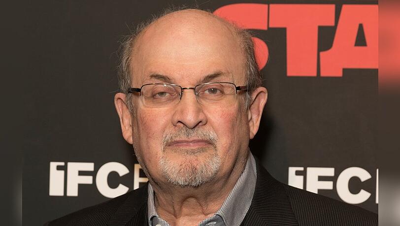 Salman Rushdie vor dem Anschlag.