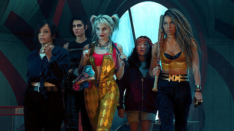 Selbst ist die Frau: Die "Birds of Prey" rund um Harley Quinn (Margot Robbie, Mitte)