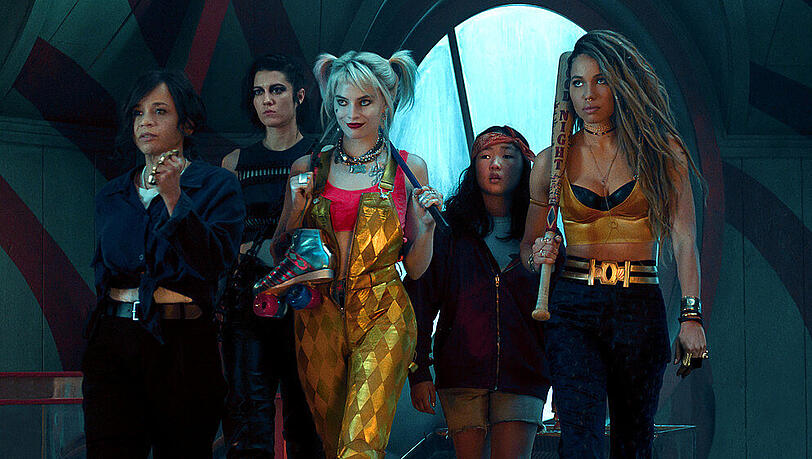 Selbst ist die Frau: Die "Birds of Prey" rund um Harley Quinn (Margot Robbie, Mitte) Selbst ist die Frau: Die "Birds of Prey" rund um Harley Quinn (Margot Robbie, Mitte)