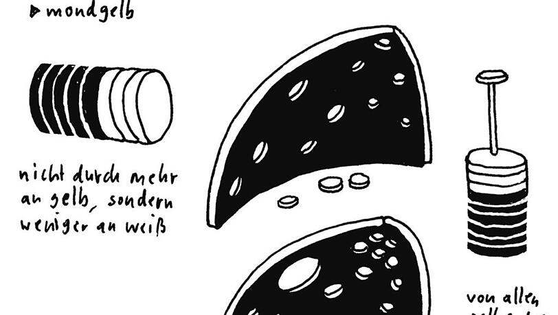Es sind aber nicht einfach Illustrationen, sondern denken die Sache neu und weiter, meint Marquardt über die Zeichnungen von Andreas Töpfer. Es sind aber nicht einfach Illustrationen, sondern denken die Sache neu und weiter, meint Marquardt über die Zeichnungen von Andreas Töpfer.