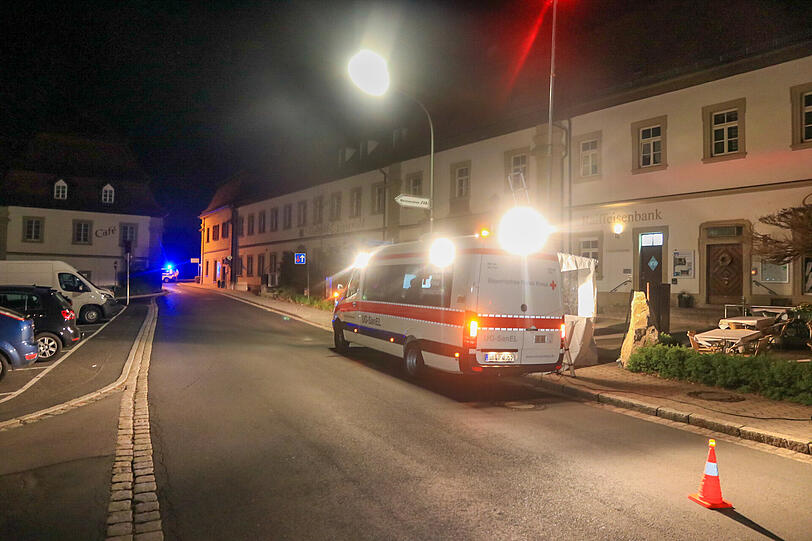 Großaufgebot am Jugendgefängnis in Ebrach - die Bilder vom Polizeieinsatz.