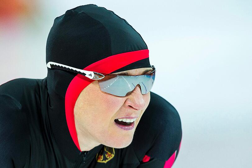 Claudia Pechstein: 4. Platz im Eisschnelllauf über 3000  Meter