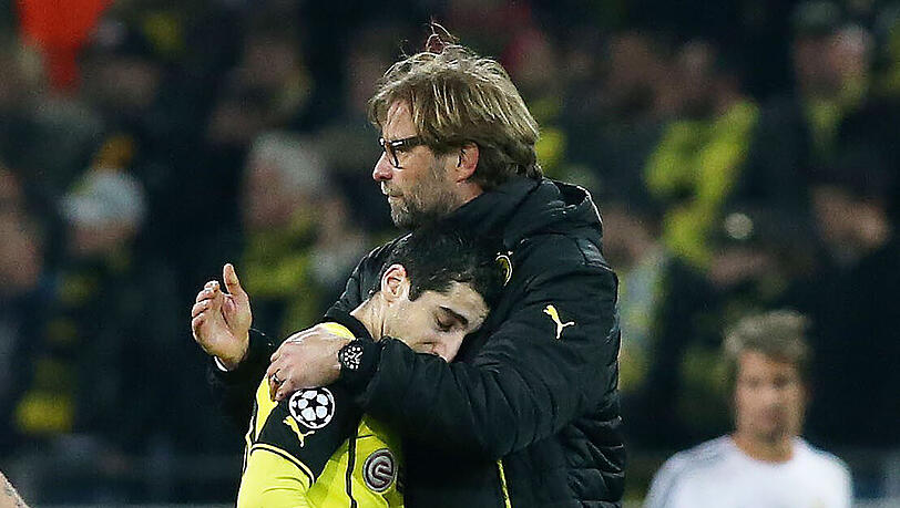Trost von Klopp: Mkhitaryan vergab gleich mehrere Chancen. Trost von Klopp: Mkhitaryan vergab gleich mehrere Chancen.