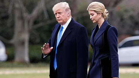 US-Präsident Donald Trump mit seiner Tochter Ivanka.