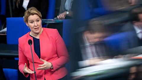 Familienministerin Franziska Giffey: "Ich appelliere an Männer und Frauen in der Union, sich bei diesem Thema zu bewegen.".
