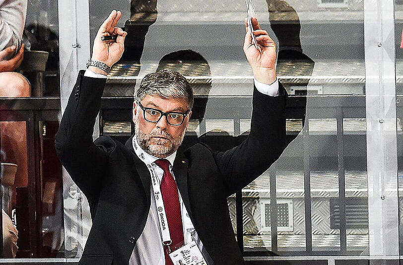 Die Zukunft von Pat Cortina beim DEB ist fraglich.