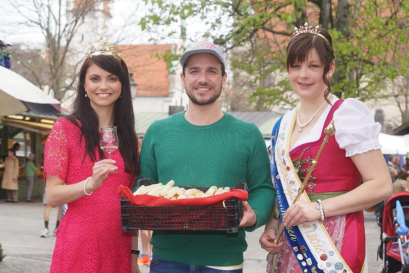 Stangerl-Start am Viktualienmarkt!