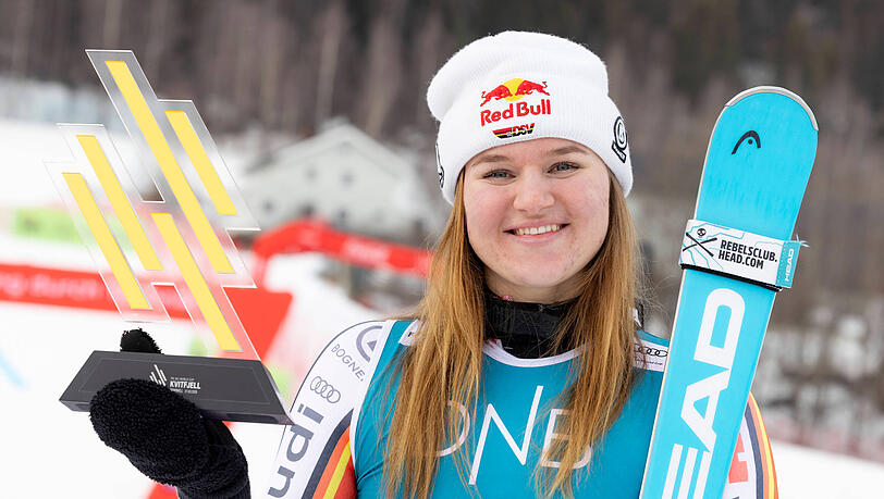 Deutschlands neue Ski-Hoffnung: Emma Aicher. Deutschlands neue Ski-Hoffnung: Emma Aicher.