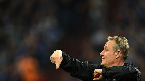 Hofft auf die Chance gegen den FC Bayern: Freiburgs Trainer Christian Streich.