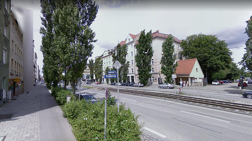An der Kreuzung Landsberger Straße und Astallerstraße passierte Sonntagnacht die brutale Prügelattacke. (Archivbild)
