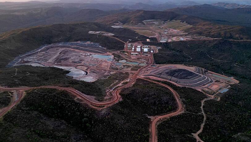 In dieser Mine in Brasilien werden seltene Erden gefördert. Weltweit liegt ein Großteil der Produktion allerdings in chinesischer Hand. (Archiv)