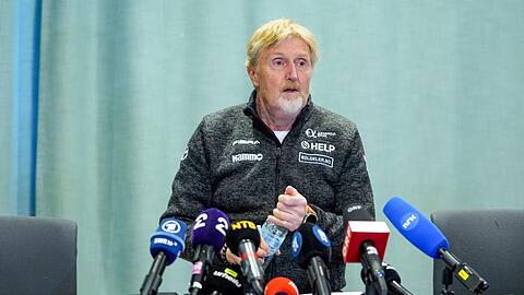 War Teil einer skurrilen Pressekonferenz: Jan Erik Aalbu.
