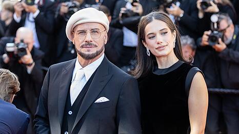 John Travolta und seine Tochter Ella Bleu in Cannes.