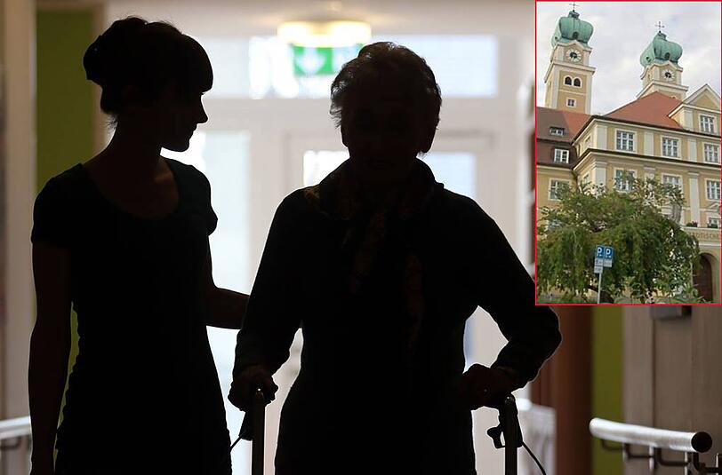 Pflege in Deutschland: Jetzt gibt es Kritik an den Zuständen im St.-Josef-Heim (kleines Bild)