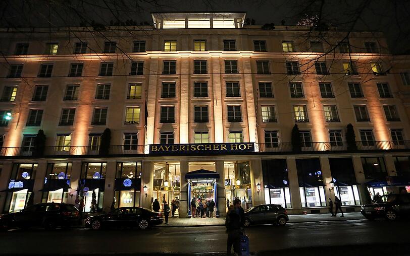 Das Nobelhotel Bayerischer Hof am Münchner Promenadeplatz.
