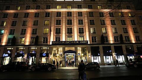 Das Nobelhotel Bayerischer Hof am Münchner Promenadeplatz.