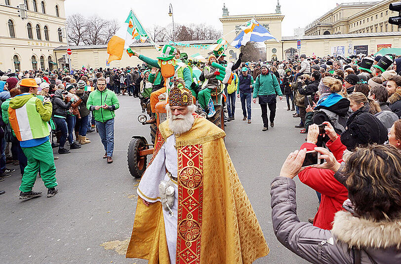 St. Patrick's Day Parade 2016 in München. Die besten Bilder.