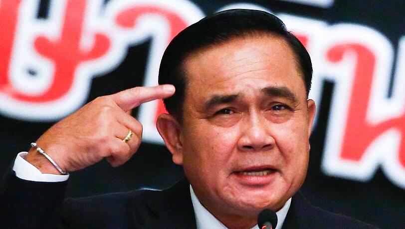 Findet sich selbst offenbar ziemlich dufte: Thailands Premier Prayut Chan-o-cha. Findet sich selbst offenbar ziemlich dufte: Thailands Premier Prayut Chan-o-cha.