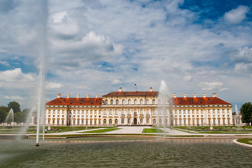 Das "Neue Schloss" in Schleißheim bei München.