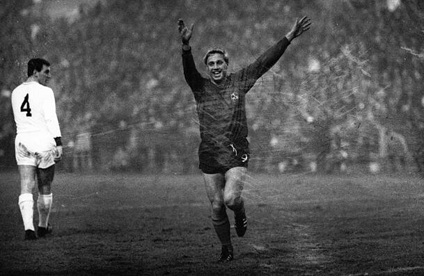 Bejubelte seinen F&uuml;nferpack gegen den FC Bayern ausgelassen: Franz Brungs.