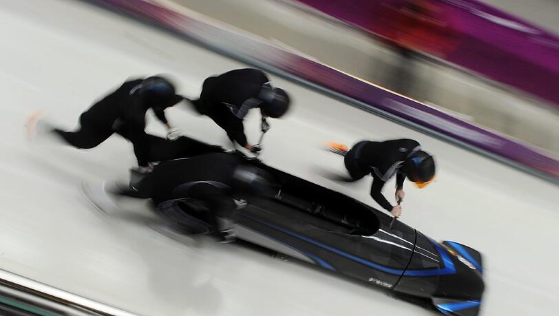 Maximilian Arndt und sein Team beim training. Können sie eine historische Nullnummer für die deutsche Bobfahrer verhindern? Maximilian Arndt und sein Team beim training. Können sie eine historische Nullnummer für die deutsche Bobfahrer verhindern?