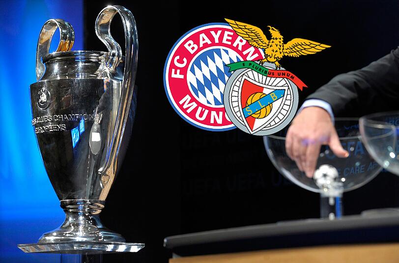 Die Bayern treffen 9im Viertelfinale auf Benfica Lissabon.