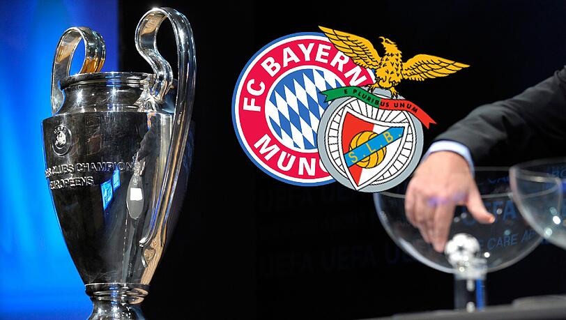 Die Bayern treffen 9im Viertelfinale auf Benfica Lissabon. Die Bayern treffen 9im Viertelfinale auf Benfica Lissabon.