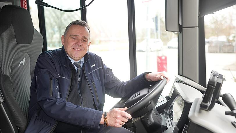 Lieblingsbusfahrer gesucht! Beim bundesweiten Wettbewerb k&ouml;nnen Fahrg&auml;ste ihre Favoriten nominieren. Im Bild zu sehen ist der MVG-Busfahrer Thomas Bachert.