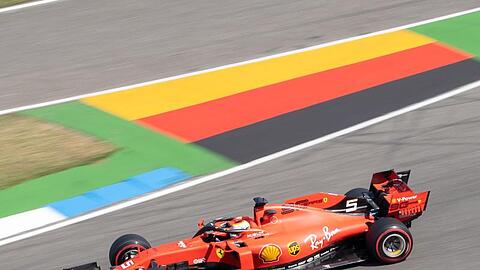 Schnellster beim ersten Training in Hockenheim: Sebastian Vettel.