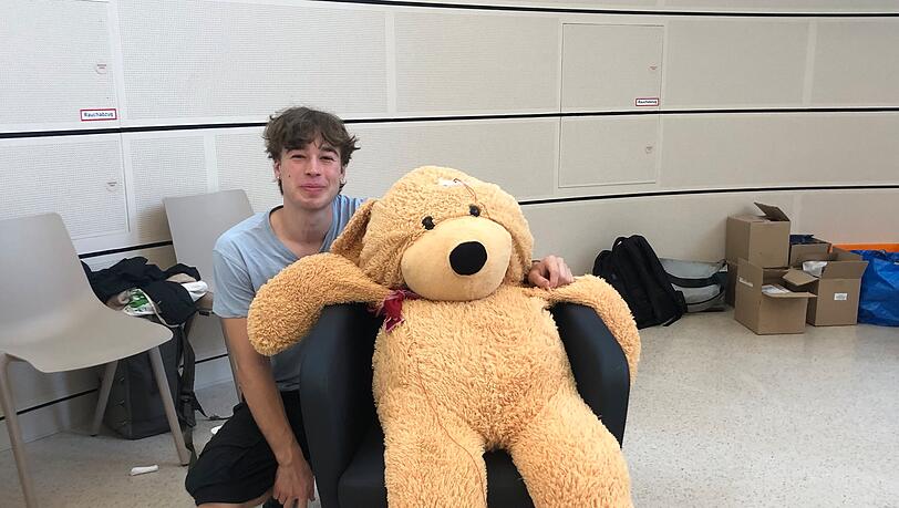Medizinstudent Mattis van Hasselt war selbst schon Teddy-Doc.