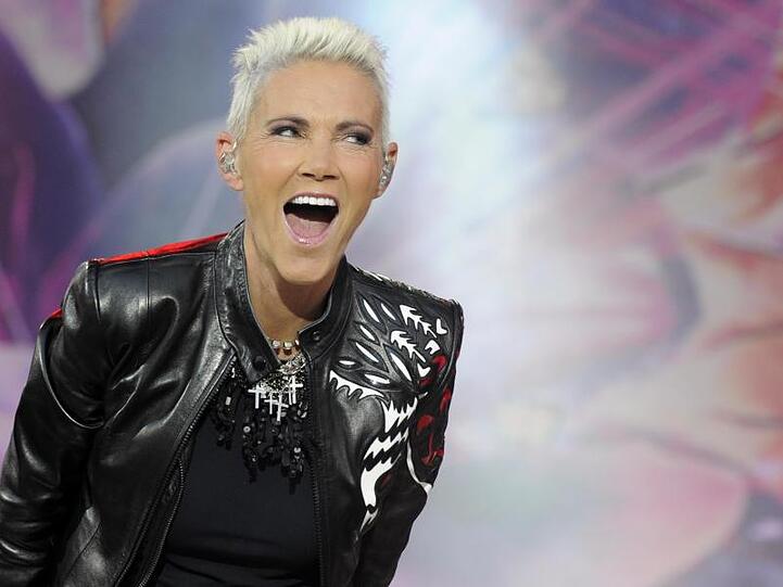 Marie Fredriksson vom schwedischen Popduo Roxette bei einem Konzert 2011.