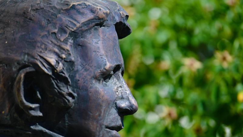 Eine Büste von Alexander von Humboldt ist vor dem Schloss Goldkronach zu sehen. Foto: Nicolas Armer/Archivbild Eine Büste von Alexander von Humboldt ist vor dem Schloss Goldkronach zu sehen. Foto: Nicolas Armer/Archivbild