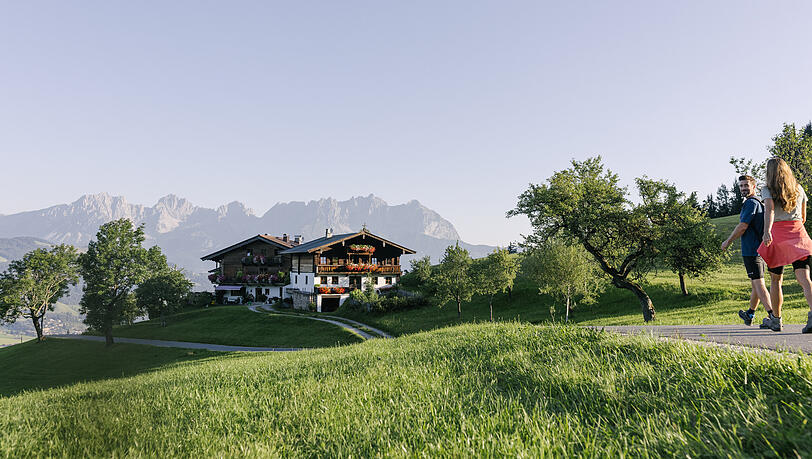 Morgens auf dem Weg zur Seidlalm. Morgens auf dem Weg zur Seidlalm.