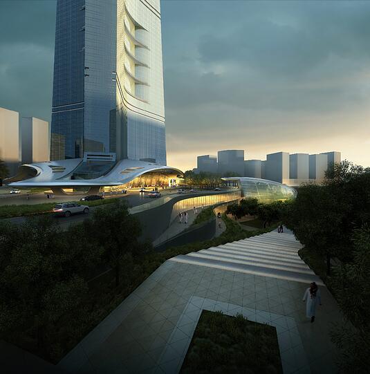 Mit über einem Kilometer Höhe wäre der Kingdom-Tower das höchste Gebäude der Welt.