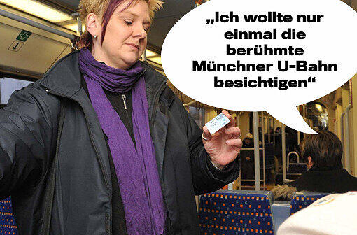 Das sind die blödesten und lustigsten Ausreden des Schwarzfahrer in München. Gesammelt von der MVG