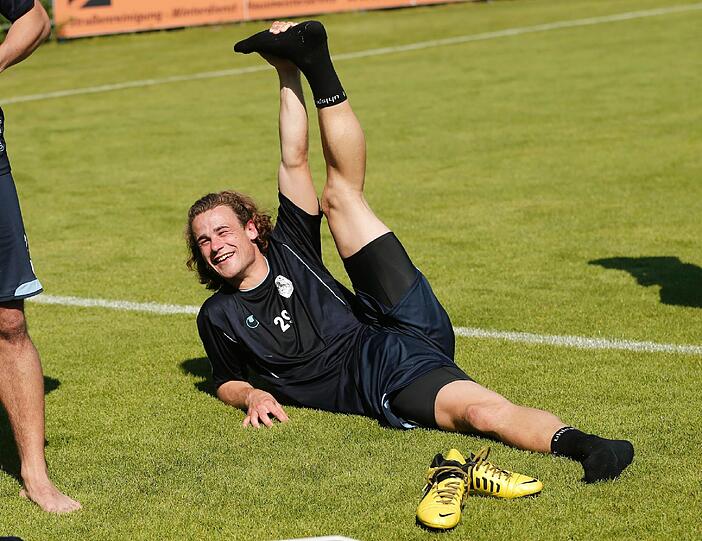 Auf dem Foto trägt er die 35 noch nicht, aber in der kommenden Saison: Neuzugang bei den Sechzgern, Markus Schwabl.