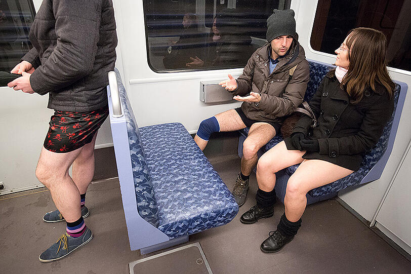 Die Bilder vom No Pants Subway Ride 2015.