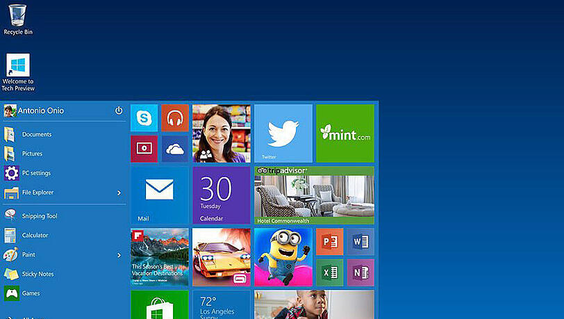 Mit dem neuen Betriebssystem Windows 10 überspringt Microsoft eine Version. Mit dem neuen Betriebssystem Windows 10 überspringt Microsoft eine Version.