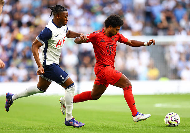 Drehte beim Testspiel im Tottenham Hotspur Stadium auf: Flügelspieler Serge Gnabry.