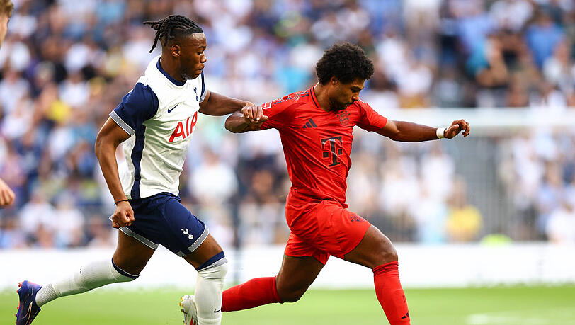 Drehte beim Testspiel im Tottenham Hotspur Stadium auf: Flügelspieler Serge Gnabry. Drehte beim Testspiel im Tottenham Hotspur Stadium auf: Flügelspieler Serge Gnabry.