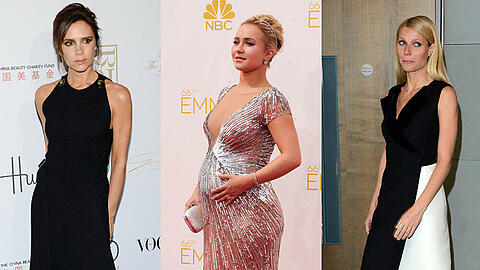 Sie litten unter Wochenbettdepression: Victoria Beckham, Hayden Panettiere und Gwyneth Paltrow (v.l.n.r.)